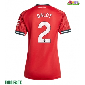 Manchester United Diogo Dalot #2 Hemmatröja Kvinnor 2025-26 Kortärmad